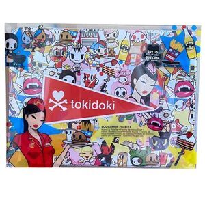 NIB New/Sealed Tokidoki Sodashop Eyeshadow/Liner/Nail File/Magnet/Stickers & Tin